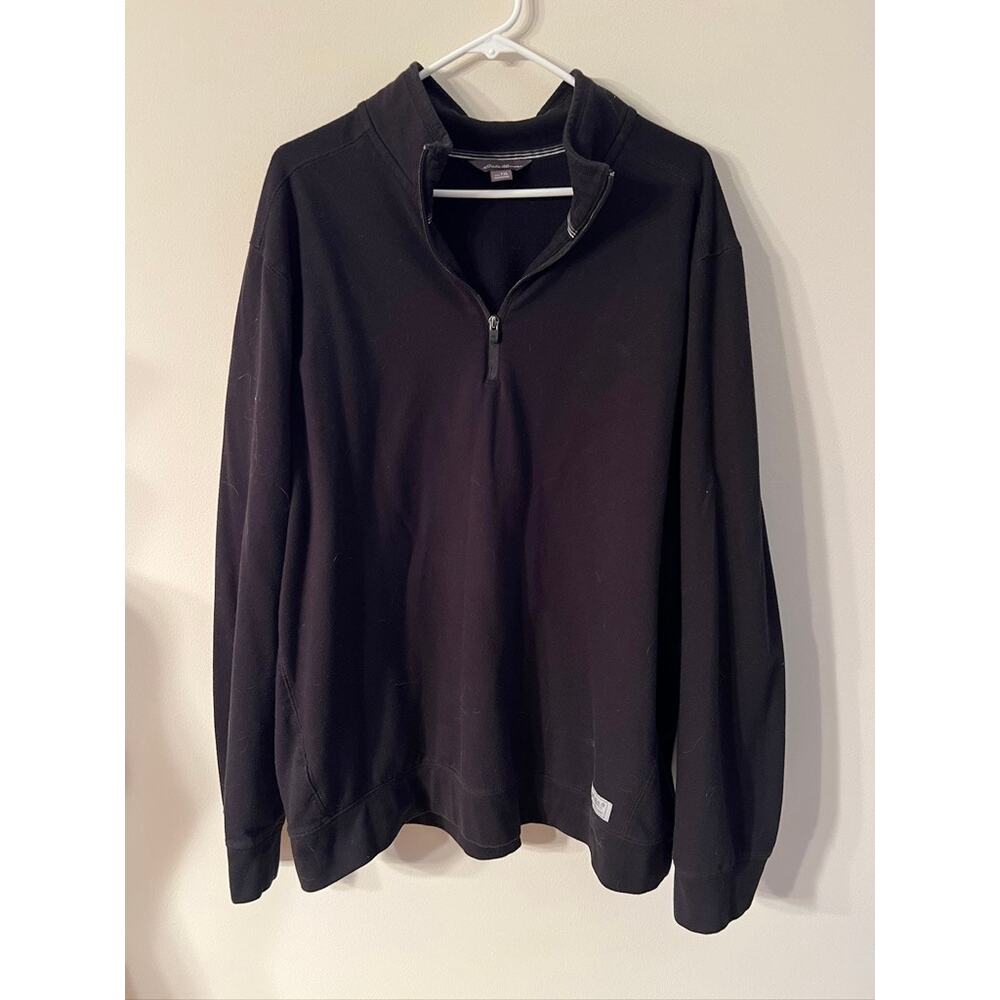 Eddie Bauer Black Quarter Zip